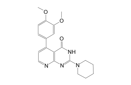pyrido[2,3-d]pyrimidin-4(3H)-one, 5-(3,4-dimethoxyphenyl)-2-(1-piperidinyl)-