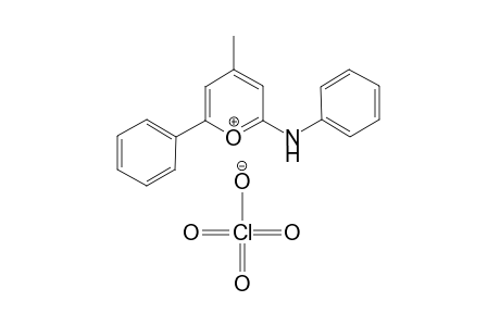 2-Phenylamino-6-phenyl-4-methylpyrylium hydroperchloride
