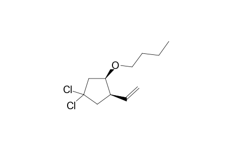 t-1-(Butyloxy)-3,3-dichloro-r-5-ethenylcyclopentane