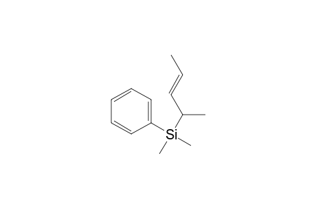 dimethyl-[(E)-1-methylbut-2-enyl]-phenyl-silane