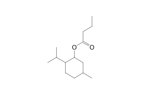 Butanoic acid, 5-methyl-2-(1-methylethyl)cyclohexyl ester