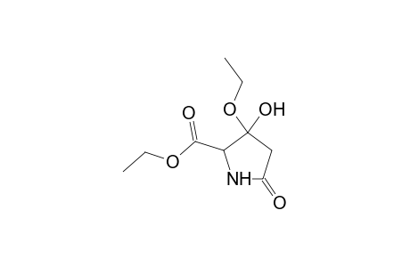 3-Ethoxy-3-hydroxy-5-keto-pyrrolidine-2-carboxylic acid ethyl ester