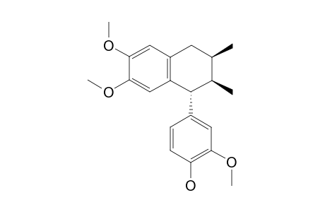 SINENSISIN-A;(7'R,8R,8'R)-4'-HYDROXY-3',4,5-TRIMETHOXY-2,7'-CYCLOLIGNAN