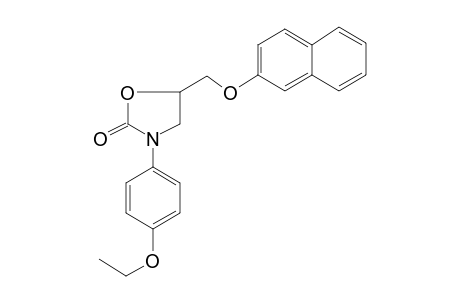 3-(p-Ethoxyphenyl)-5-(2-naphthyloxymethyl)-2-oxazolidone