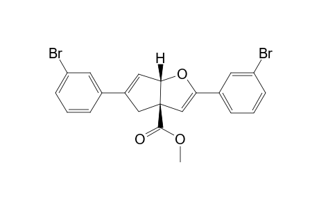 (3aR,6aS)-methyl 2,5-bis(3-bromophenyl)-4,6a-dihydro-3aH-cyclopenta[b]furan-3a-carboxylate