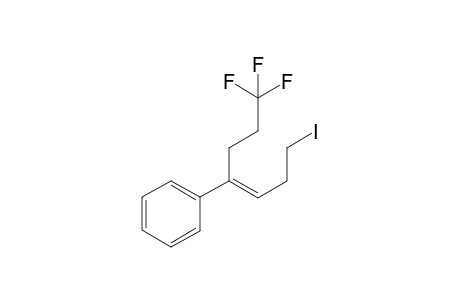 (E)-(7,7,7-trifluoro-1-iodohept-3-en-4-yl)benzene