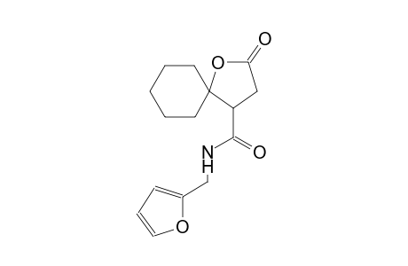 N-(2-furylmethyl)-2-oxo-1-oxaspiro[4.5]decane-4-carboxamide