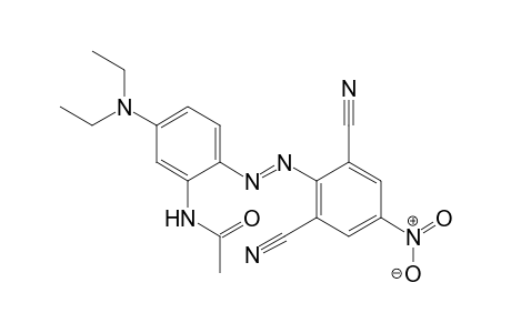 Acetamide, N-[2-[(2,6-dicyano-4-nitrophenyl)azo]-5-(diethylamino)phenyl]-