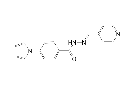 N'-[(E)-4-pyridinylmethylidene]-4-(1H-pyrrol-1-yl)benzohydrazide
