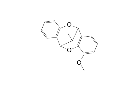 Dibenzo[b,f]1,5-dioxacyclooctane, 4-methoxy-6,12-(ethylideno)-