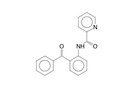 2-Pyridinecarboxamide, N-(2'-benzoylphenyl)-