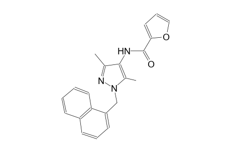 N-[3,5-dimethyl-1-(1-naphthylmethyl)-1H-pyrazol-4-yl]-2-furamide