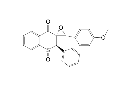 TRANS,TRANS-(+/-)-3'-(4-METHOXYPHENYL)-2-PHENYLSPIRO-[2H-1-BENZOTHIOPYRAN-3(4H),2'-OXIRAN]-4-ONE-1-OXIDE
