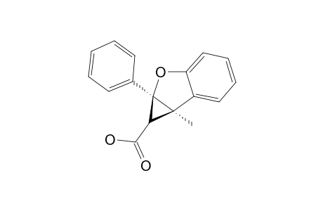 1A,6B-DIHYDRO-T-6B-METHYL-T-1A-PHENYLCYCLOPROPA-[B]-BENZOFURAN-R-1-CARBOXYLIC-ACID