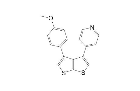 3-Anisyl-4-(4'-pyridyl)thieno[2,3-b]thienophene