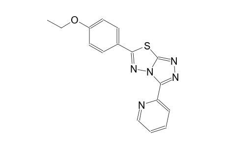 6-(4-ethoxyphenyl)-3-(2-pyridinyl)[1,2,4]triazolo[3,4-b][1,3,4]thiadiazole