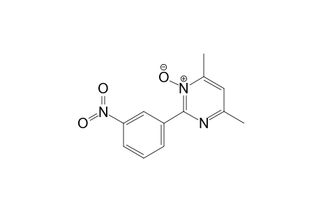 4,6-Dimethyl-2-(3-nitrophenyl)pyrimidine 1-oxide