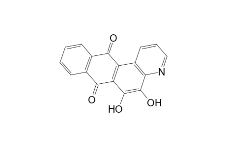 Naphtho[2,3-f]quinoline-7,12-dione, 5,6-dihydroxy-