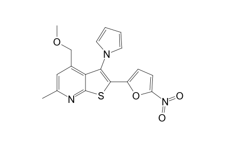 4-(methoxymethyl)-6-methyl-2-(5-nitro-2-furanyl)-3-(1-pyrrolyl)thieno[2,3-b]pyridine