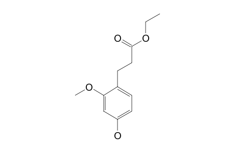 Ethyl 3-(4-hydroxy-2-methoxyphenyl)propanoate