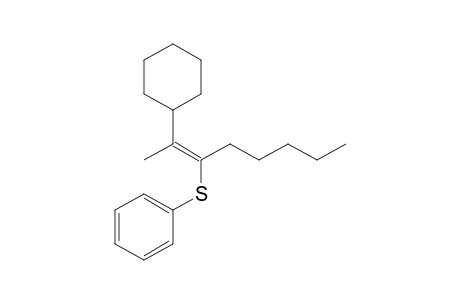 (E)-2-Cyclohexyl-3-(phenylthio)-2-octene