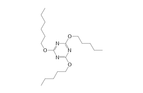 1,3,5-Triazine, 2-(hexyloxy)-4,6-bis(pentyloxy)-