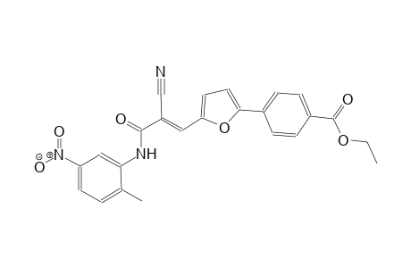 ethyl 4-{5-[(1E)-2-cyano-3-(2-methyl-5-nitroanilino)-3-oxo-1-propenyl]-2-furyl}benzoate