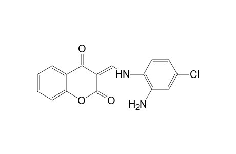 N-(Methylene-4'-oxocoumarinyl)]-4-chloro-1,2-phenylenediamine