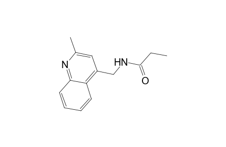 N-[(2-methyl-4-quinolinyl)methyl]propanamide