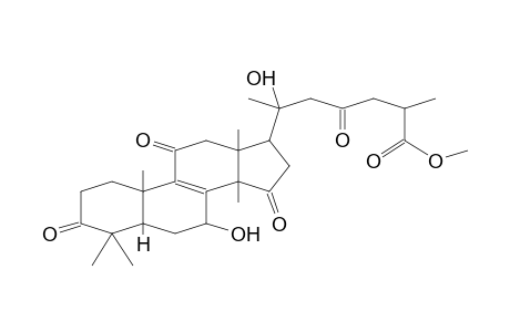 LANOST-8-EN-26-OIC ACID, 7,20-DIHYDROXY-3,11,15,23-TETRAOXO- METHYL ESTER