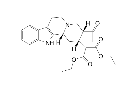 2-Acetyl-3-[(diethyloxycarbonyl)methyl]octahydropyrodino[2,1-a]-.beta.-carbolin
