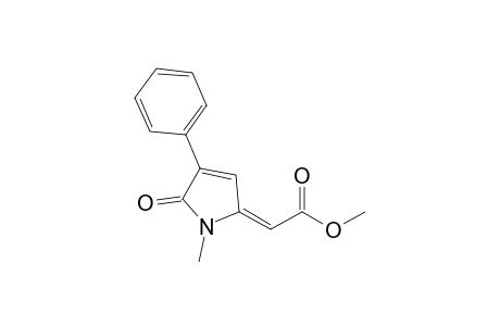 3-Phenyl-5-[E-(methoxycarbonylmethylidene)]-N-methyl-pyrrol-2-one
