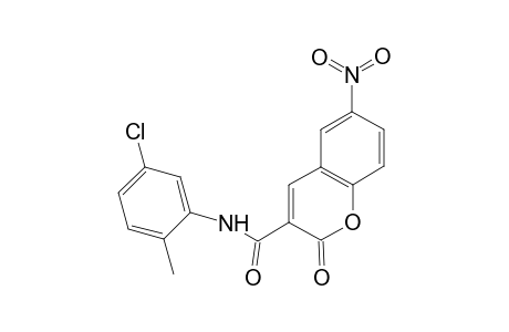 N-(5-chloranyl-2-methyl-phenyl)-6-nitro-2-oxidanylidene-chromene-3-carboxamide