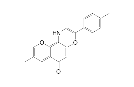 7,8-Dimethyl-3-(4-methylphenyl)-4,6-dihydropyrano[6,5-f]- 1,4-benzoxazin-6-one