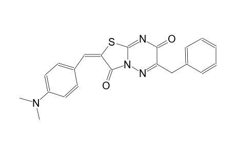 (2E)-6-benzyl-2-[4-(dimethylamino)benzylidene]-7H-[1,3]thiazolo[3,2-b][1,2,4]triazine-3,7(2H)-dione