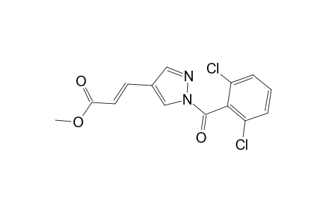 Methyl (2E)-3-[1-(2,6-dichlorobenzoyl)-1H-pyrazol-4-yl]-2-propenoate