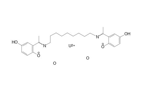 2,2'-(1,9-Nonanediylbisnitriloethylidine)-bis-(4-hydroxyphenolato)uranyl(II)