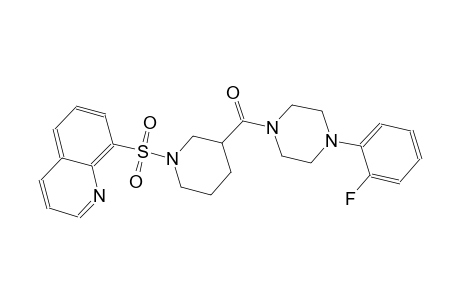 quinoline, 8-[[3-[[4-(2-fluorophenyl)-1-piperazinyl]carbonyl]-1-piperidinyl]sulfonyl]-