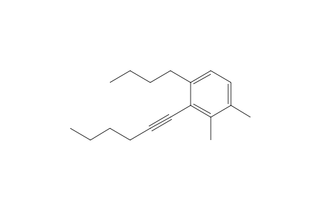 1-Butyl-2-(1-hexynyl)-3,4-dimethylbenzene