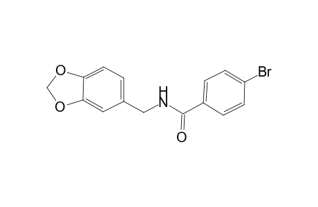 N-(1,3-Benzodioxol-5-ylmethyl)-4-bromobenzamide