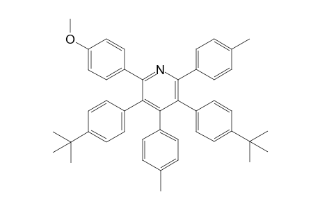 3,5-Bis(4-tert-butylphenyl)-2-(4-methoxyphenyl)-4,6-di-p-tolylpyridine