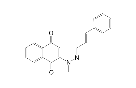 2-(N-Methyl-N'-(3-phenylallylidene)hydrazono)[1,4]naphthoquinone