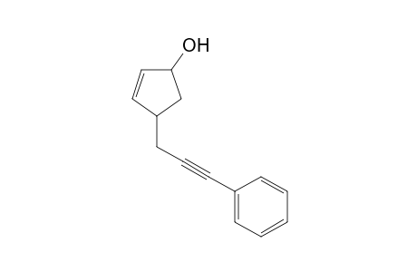 4-(3-Phenylprop-2-yn-1-yl)cyclopent-2-enol
