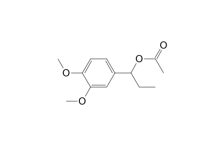 1-(3,4-dimethoxyphenyl)propyl acetate