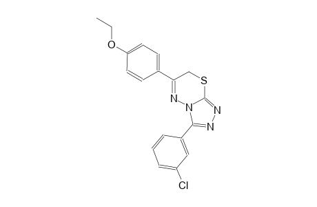 3-(3-chlorophenyl)-6-(4-ethoxyphenyl)-7H-[1,2,4]triazolo[3,4-b][1,3,4]thiadiazine