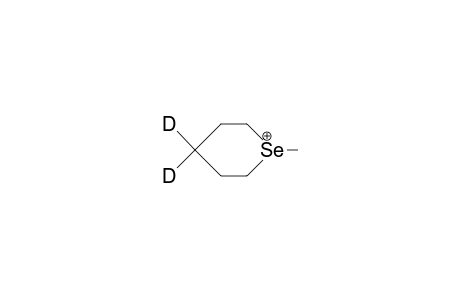 1-Methyl-4,4-dideuterio-selenanium cation