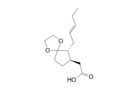 (6-Pent-2-enyl-1,4-dioxaspiro[4.4]nona-7-yl)acetic acid