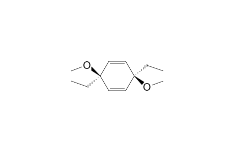 cis-3,6-Dimethoxy-3,6-diethylcyclohexa-1,4-diene