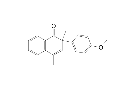 1(2H)-Naphthalenone, 2-(4-methoxyphenyl)-2,4-dimethyl-