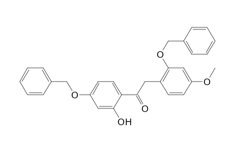 Ethanone, 1-[2-hydroxy-4-(phenylmethoxy)phenyl]-2-[4-methoxy-2-(phenylmethoxy)phenyl]-